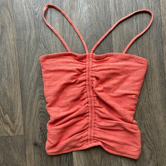 Pilcro Orange Halter Neck Tank Top Size Small - Picture 1 of 8